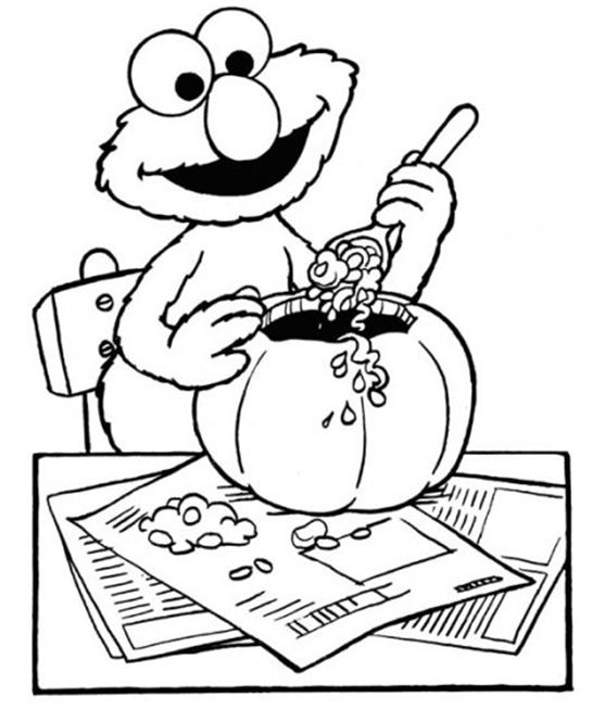 Coloring Pages of Elmo