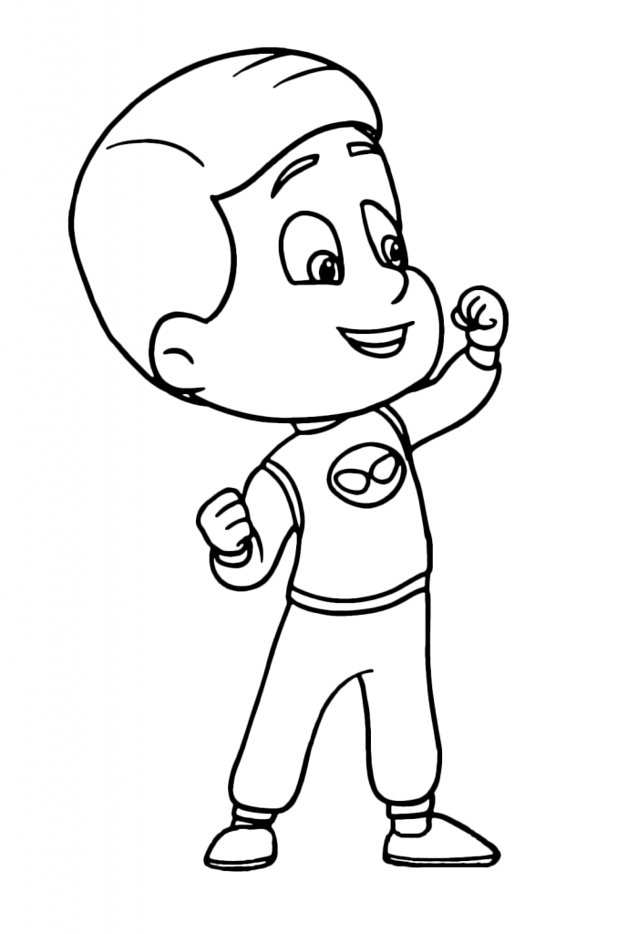 Connor PJ Masks Coloring Pages