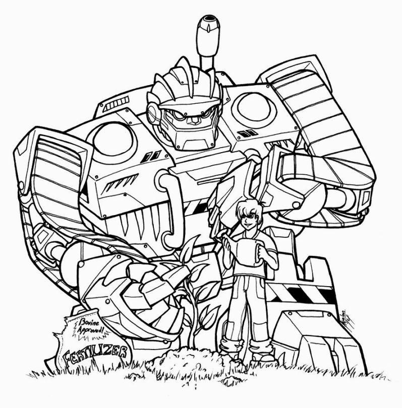 Cool Rescue Bots Coloring Pages