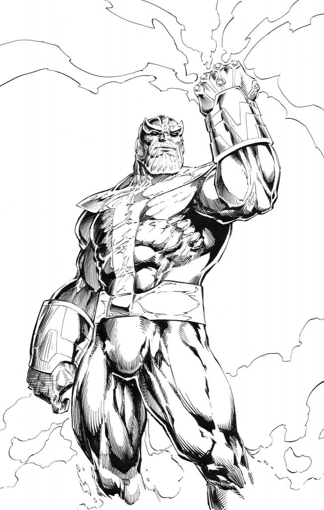 Cool Thanos Coloring Pages