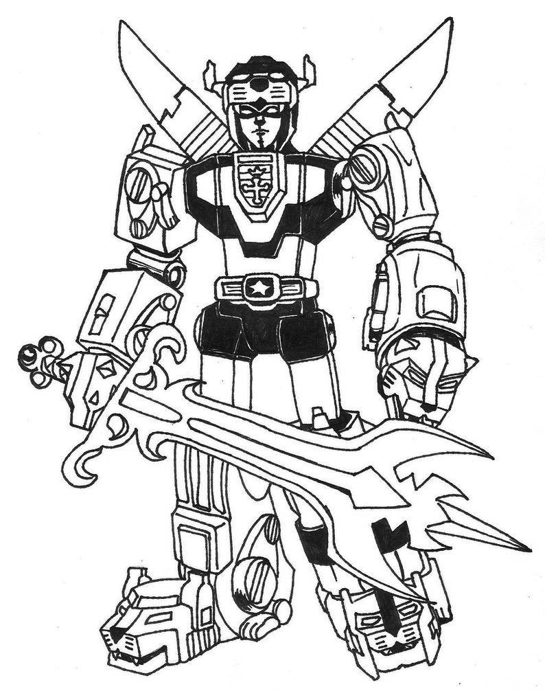 Cool Voltron Coloring Pages