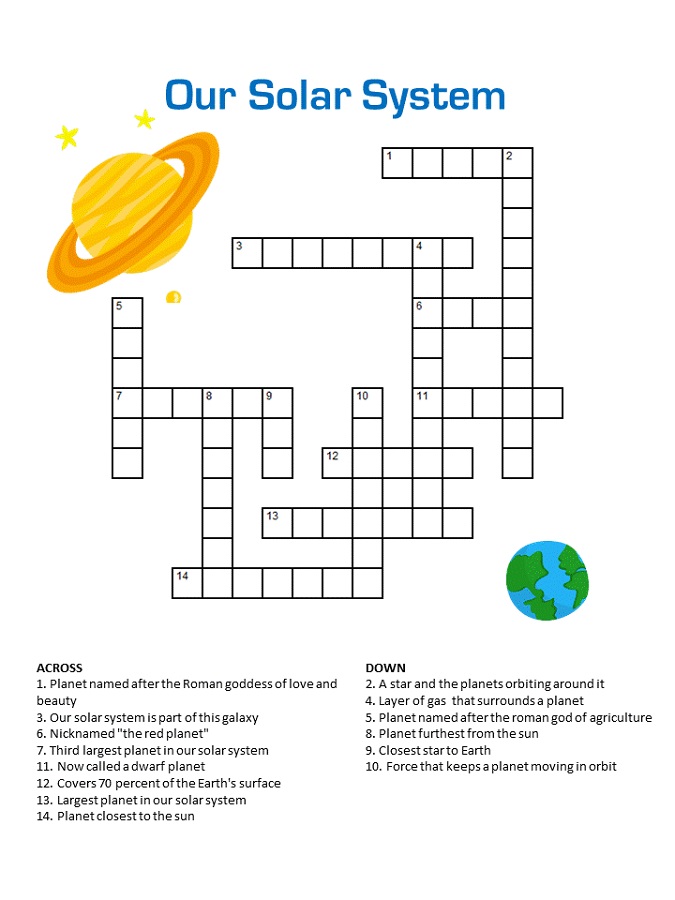 Crossword Puzzles for Middle School
