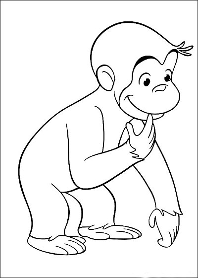 Curious George Coloring Pages Printable