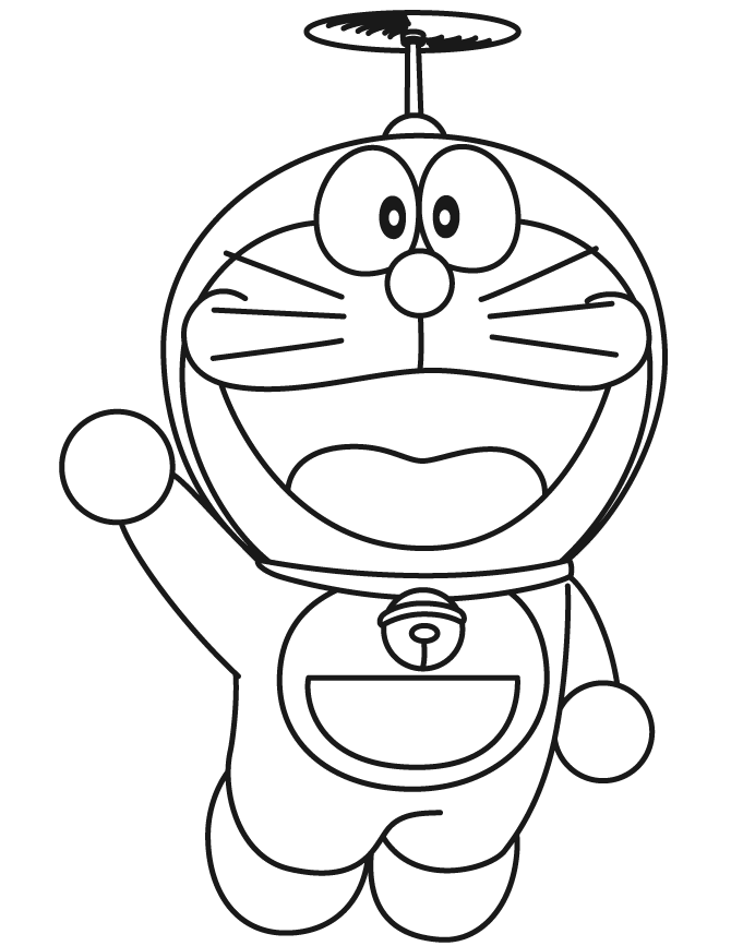 Cute Doraemon Coloring Pages