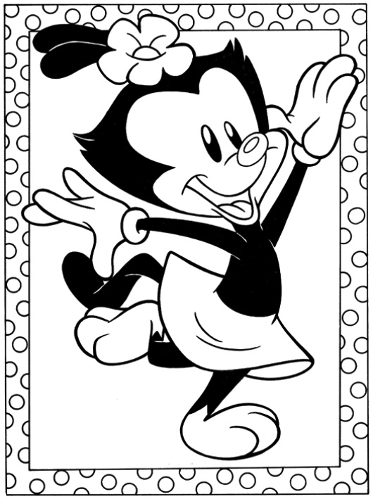 Cute Dot Animaniacs Coloring Pages