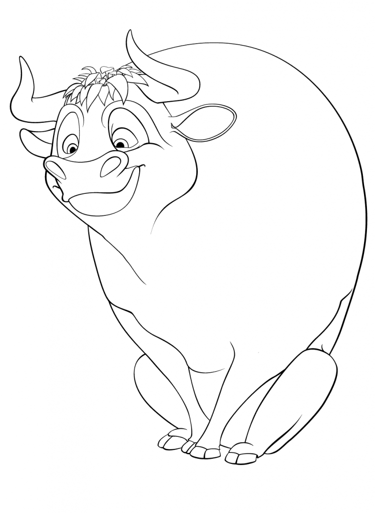 Cute Ferdinand Coloring Pages