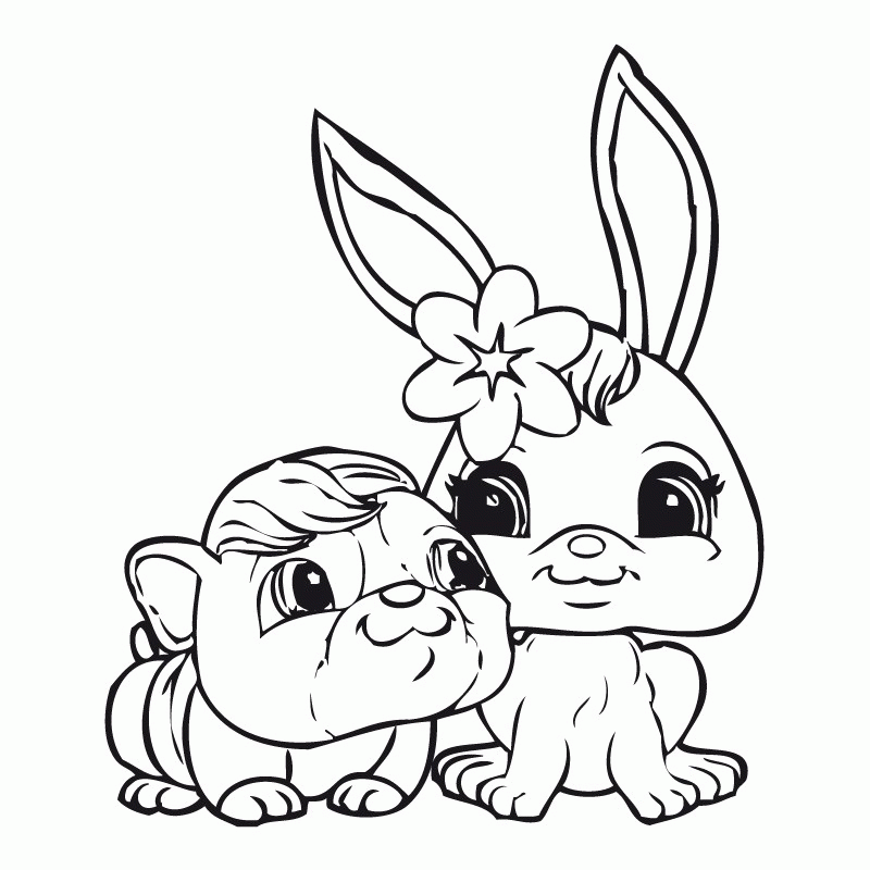 Cute Littlest Pet Shop Coloring Pages