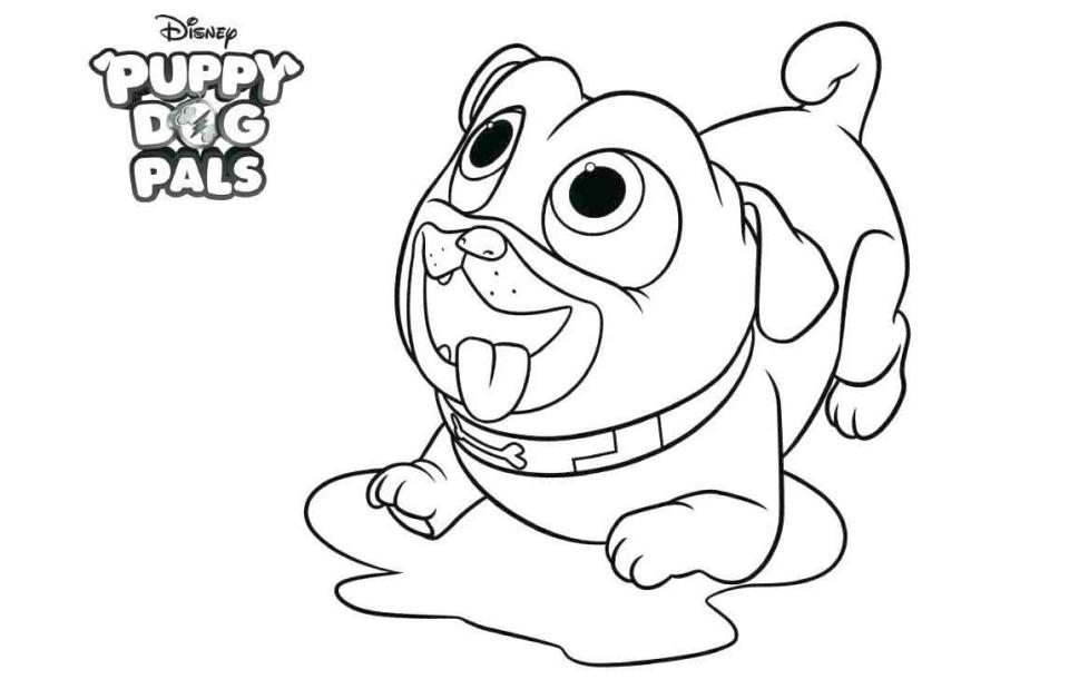 Cute Puppy Dog Pals Coloring Pages