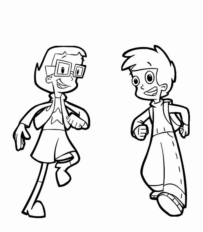 Cyberchase Coloring Pages