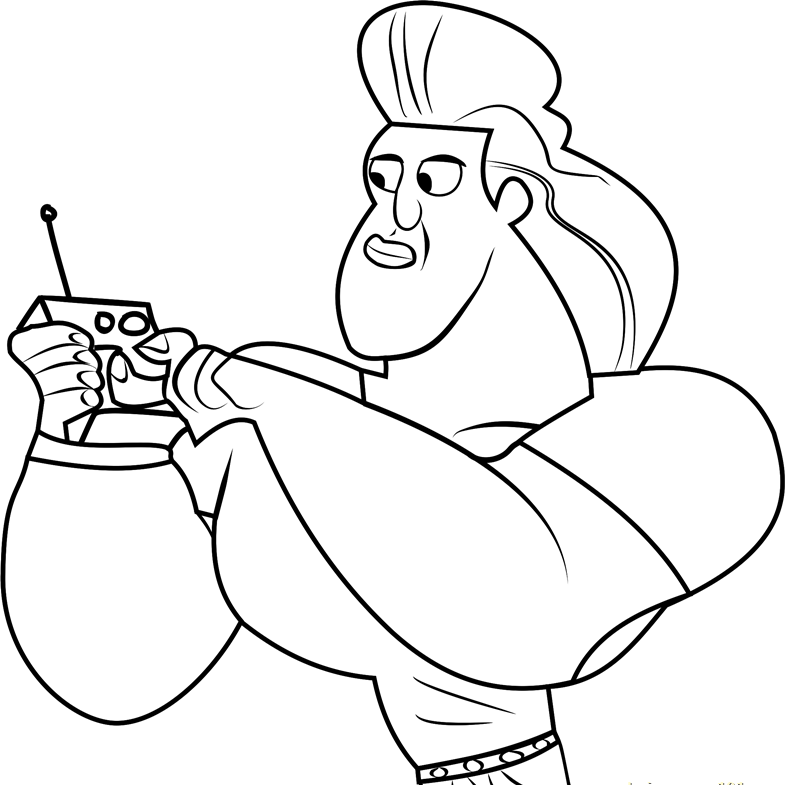 Dabio - Wild Kratts Coloring Pages