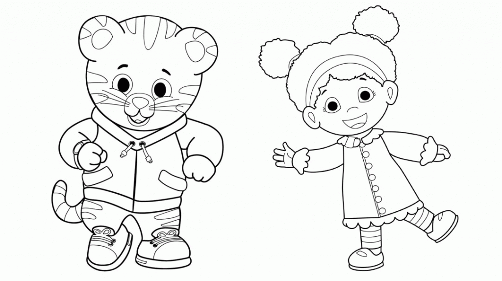 Daniel Tiger Coloring Page Printable