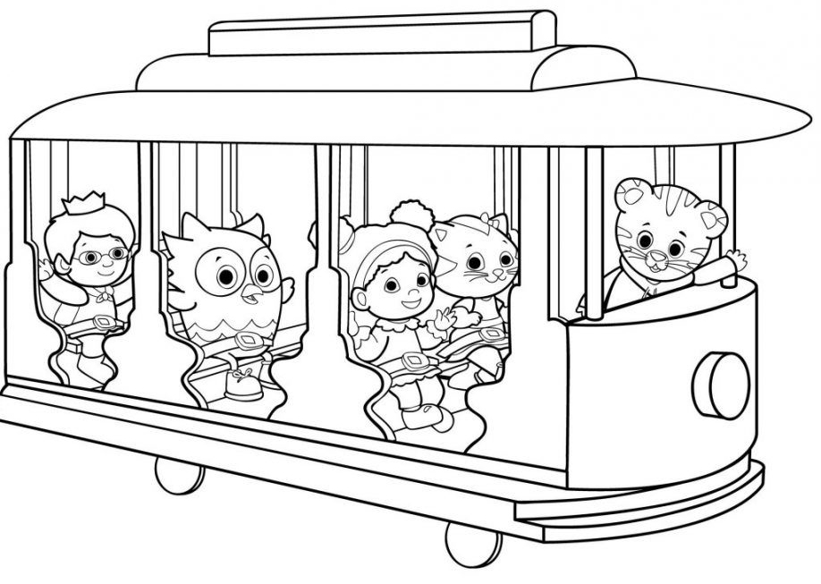 Daniel Tiger Coloring Pages Printables