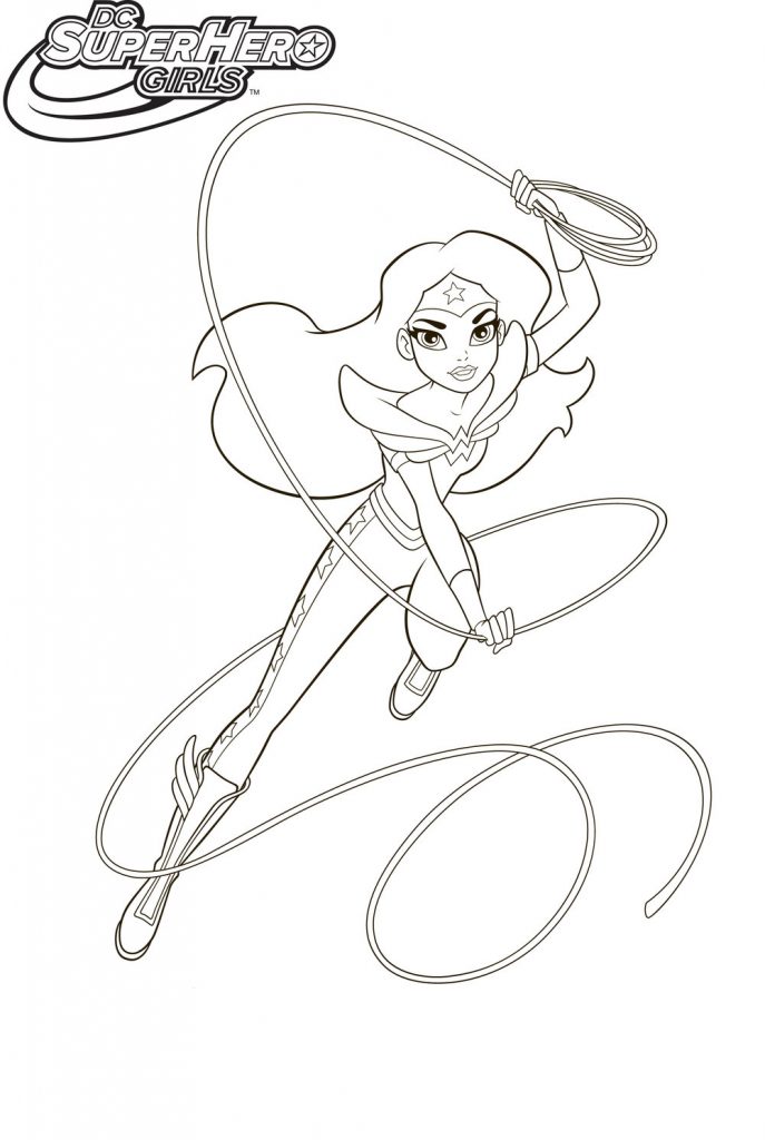 DC Superhero Girls Coloring Pages