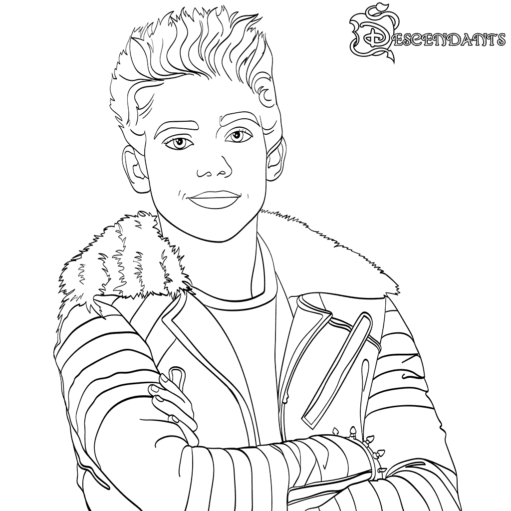 Descendants Coloring Pages - Carlos