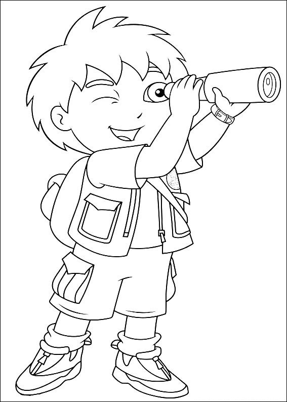 Diego Coloring Page