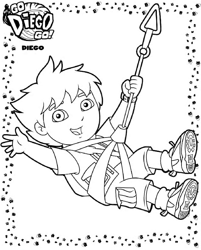 Diego Coloring Pages Images