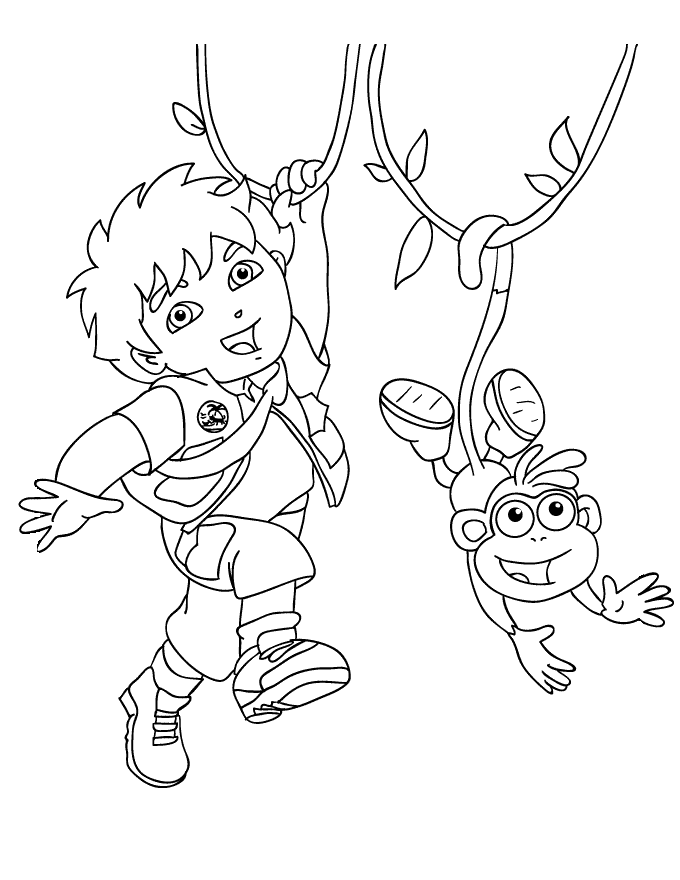Diego Coloring Pages To Print