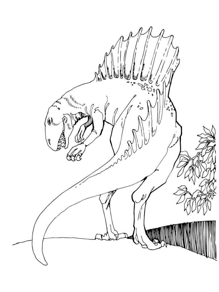 Dino Jurassic World Coloring Pages