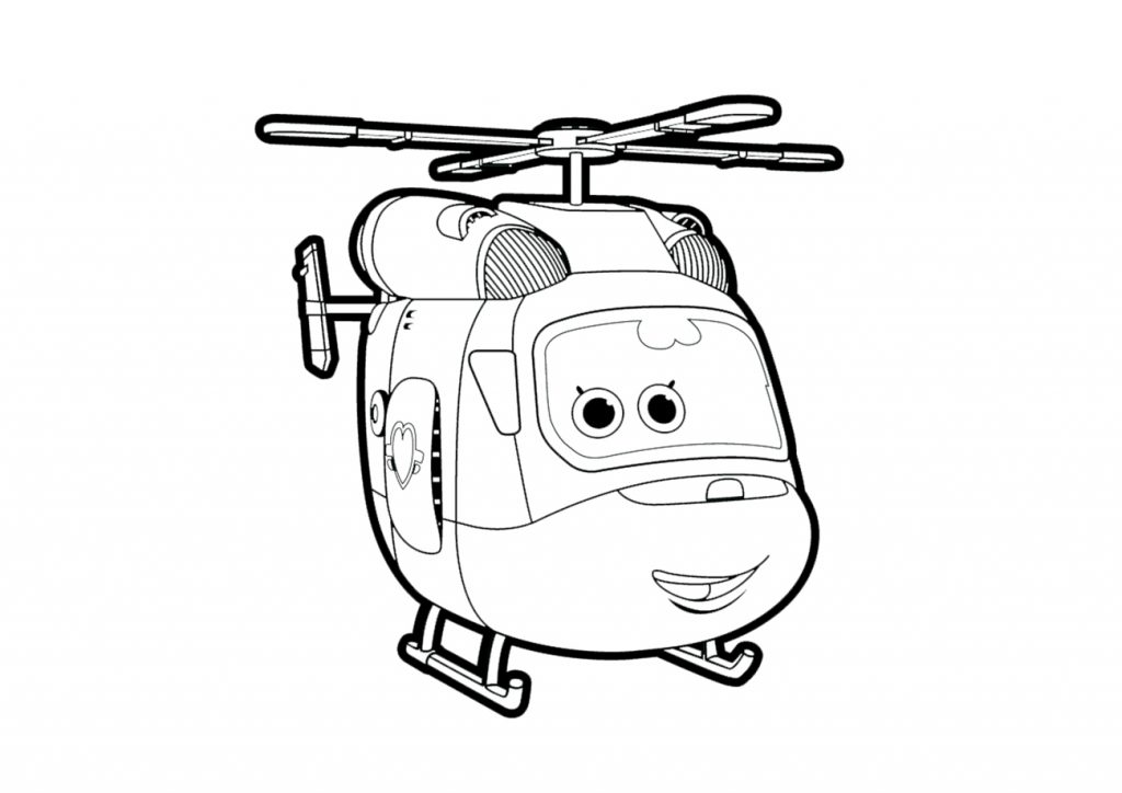 Dizzy - Super Wings Coloring Pages
