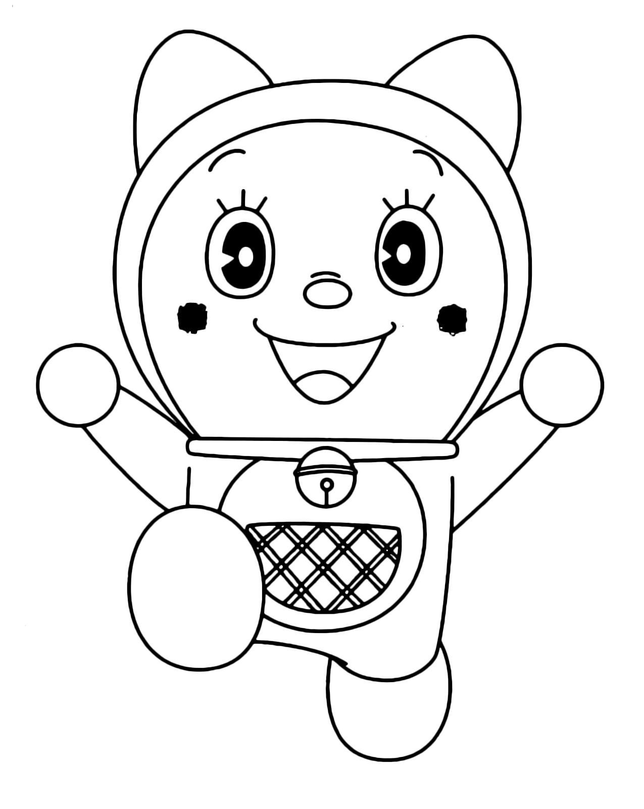 Dorami Coloring Page