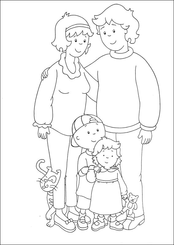 Download Caillou Coloring Page