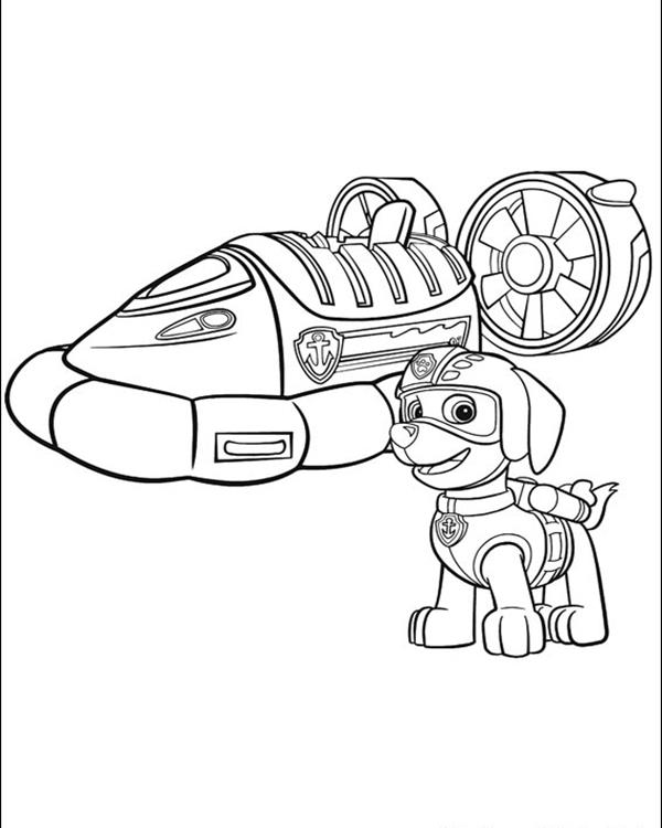 Download Paw Patrol Coloring Page