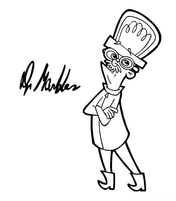 Dr Marbles Cyberchase Coloring Pages