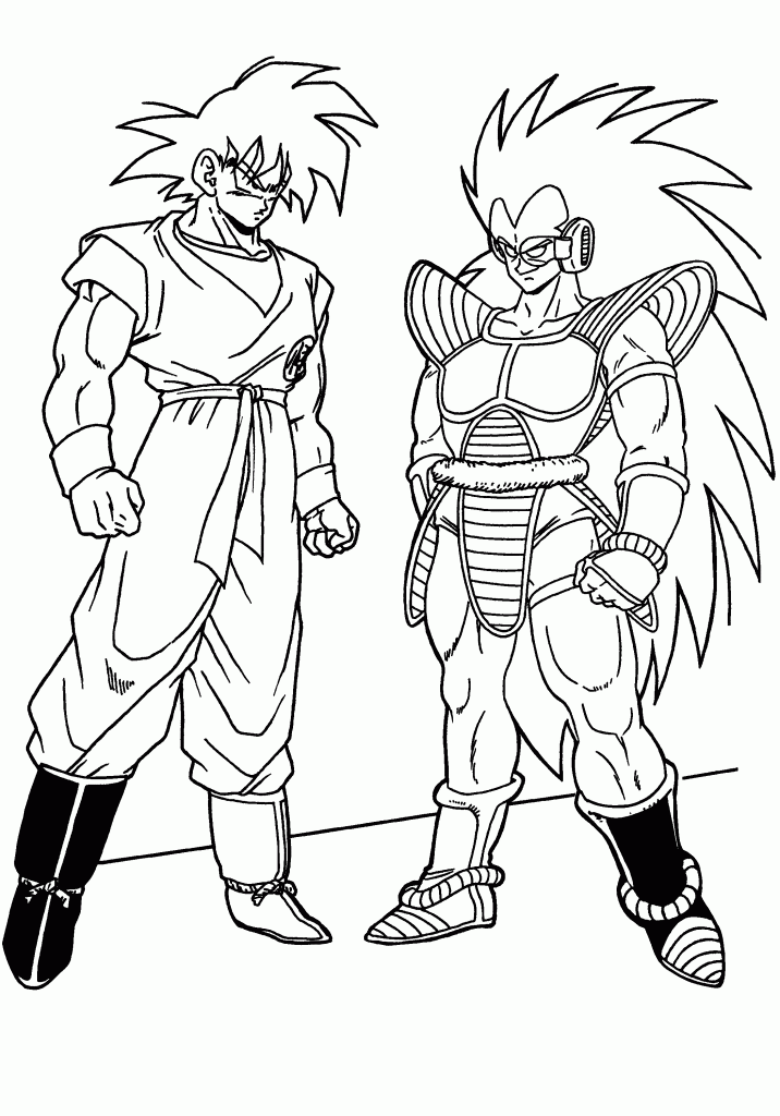 Dragon Ball Z Coloring Pages Online