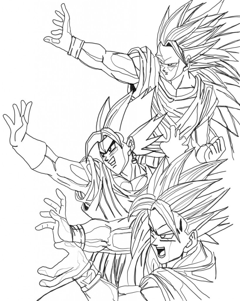 Dragon Ball Z Coloring Pages to Print