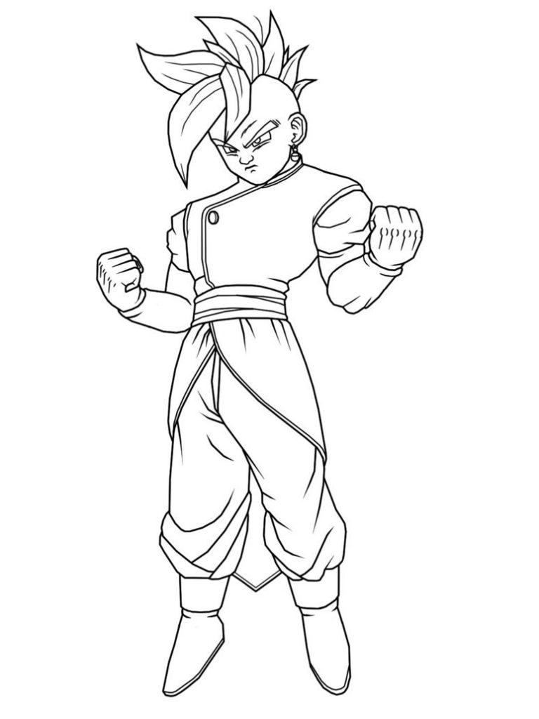 Dragon Ball Z Printable Coloring Pages