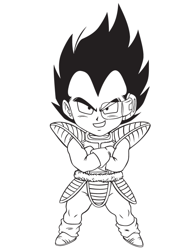 Dragonball Z Fan Art - Kid Vegeta