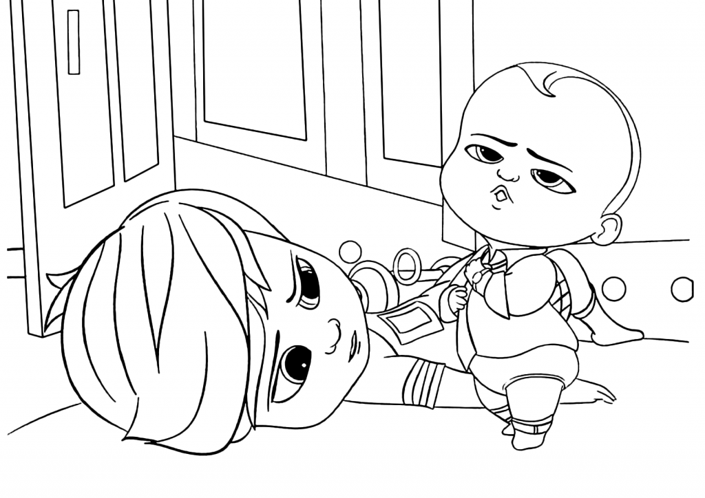 Dreamworks Boss Baby Coloring Pages