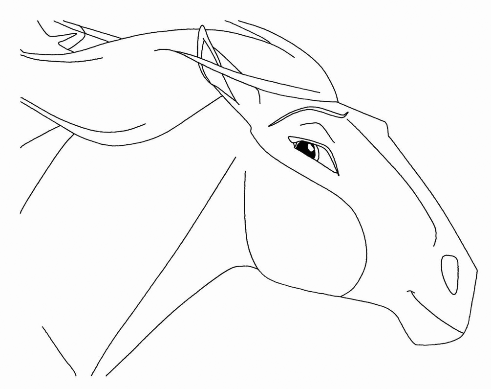 Dreamworks Spirit Coloring Page