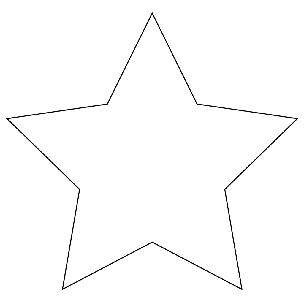 Easy Star Coloring Page