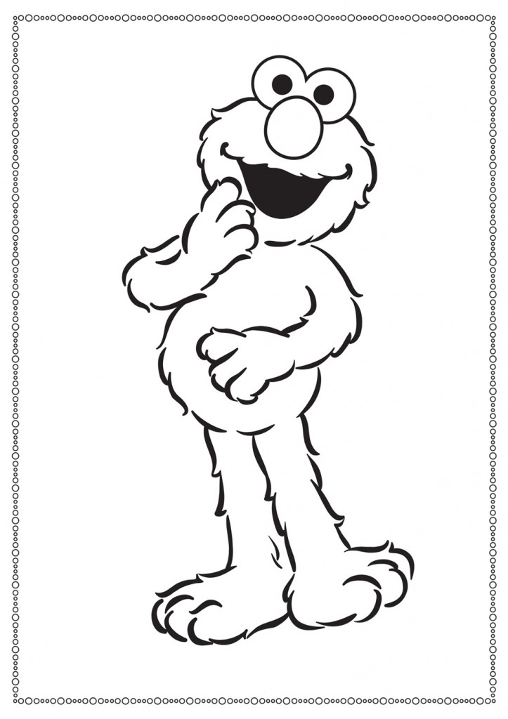 Elmo Coloring Pages Printable Free