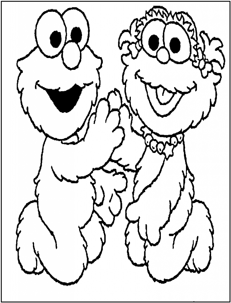 Elmo Coloring Pages To Print