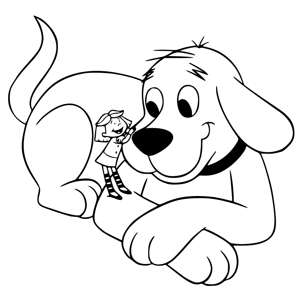 Emily Ad Clifford Coloring Page