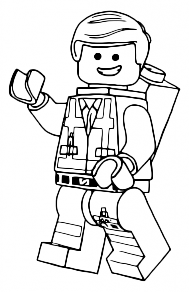 Emmet - Lego Movie Coloring Pages