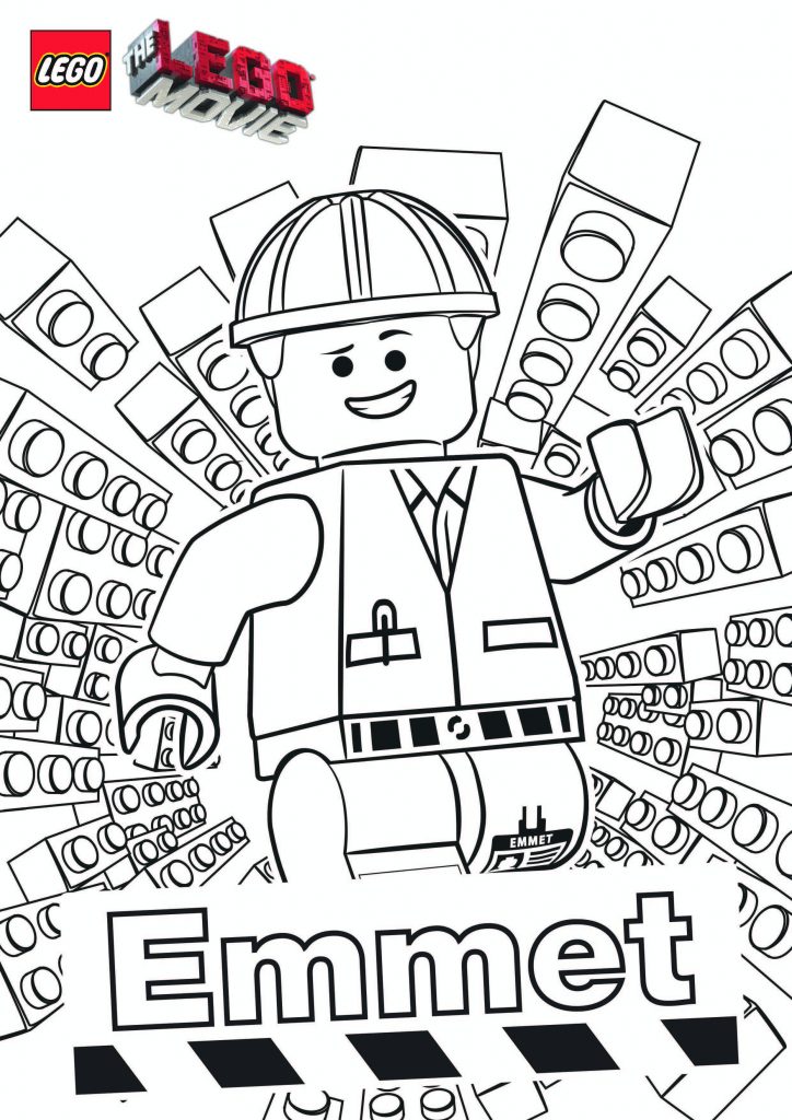 Emmet - Lego Movie Coloring Pages