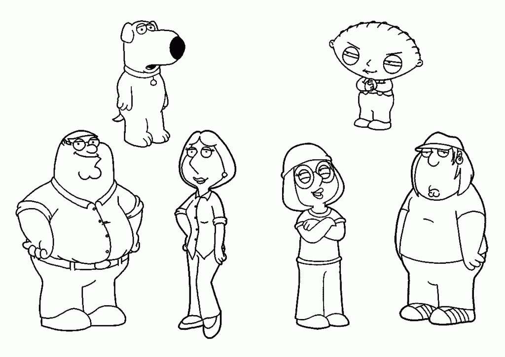 Family Guy Coloring Page