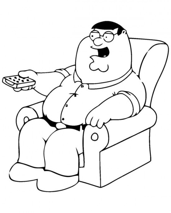Family Guy Coloring Pages Photos