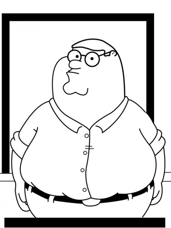 Family Guy Coloring Pages Pictures