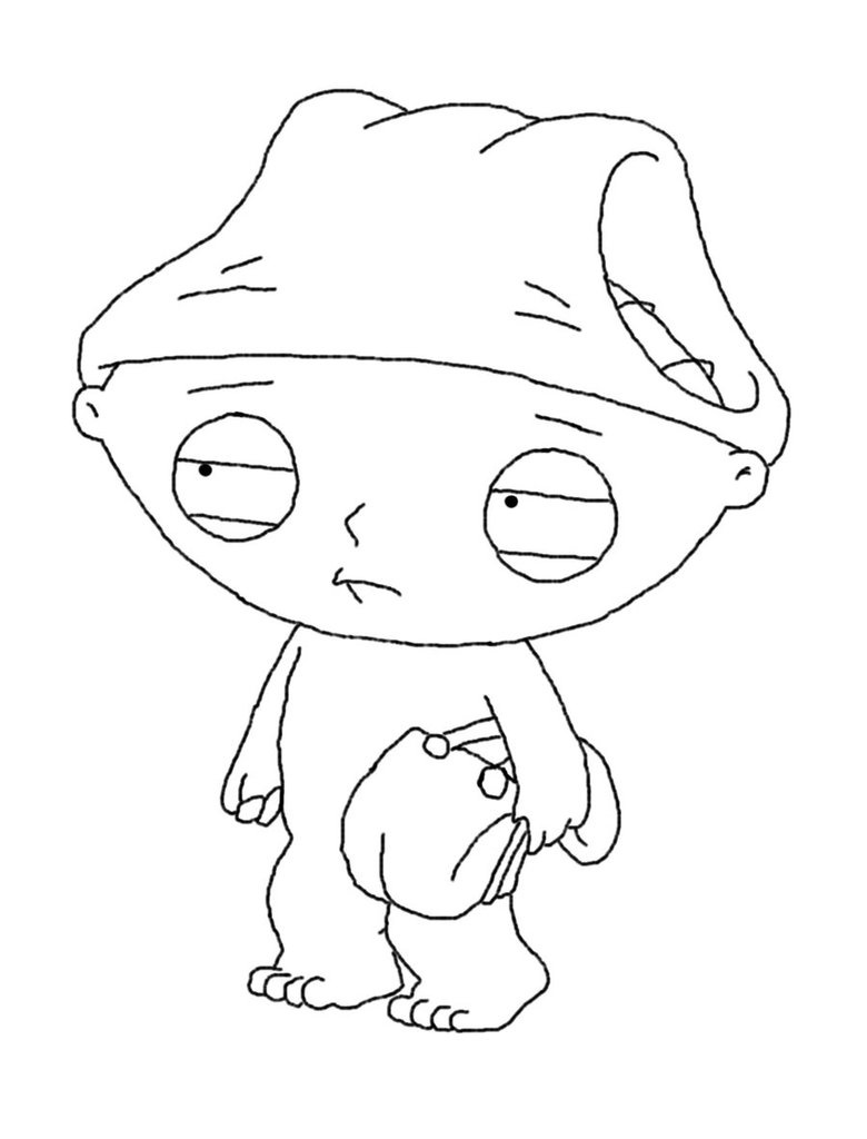 Family Guy Stewie Coloring Pages