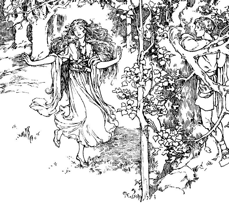 Fantasy Forest Coloring Page