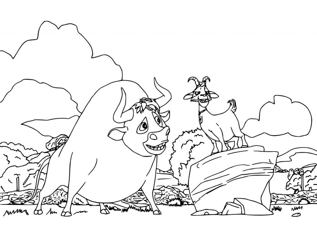 Ferdinand And Lupe Coloring Pages