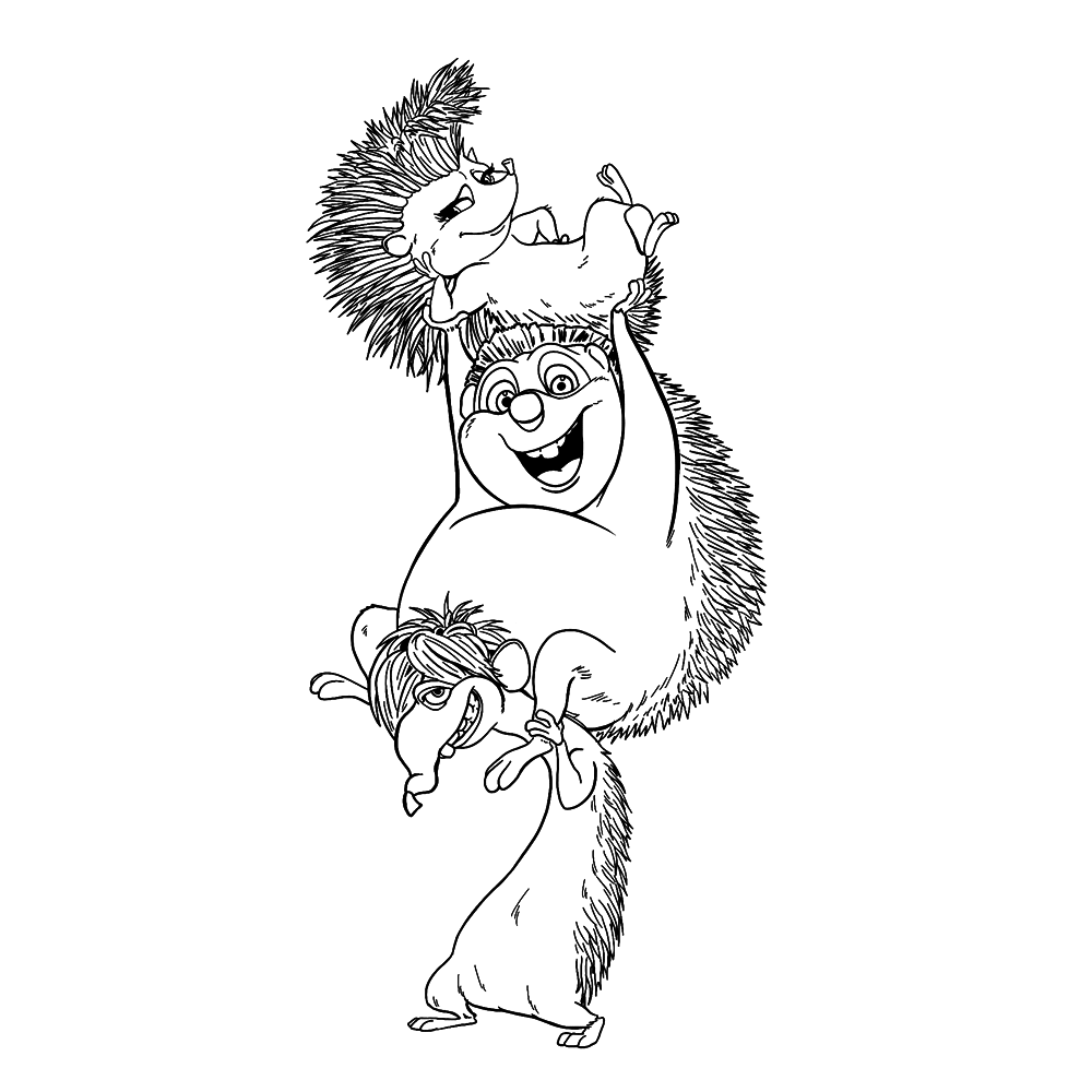 Ferdinand Hedgehog Coloring Pages