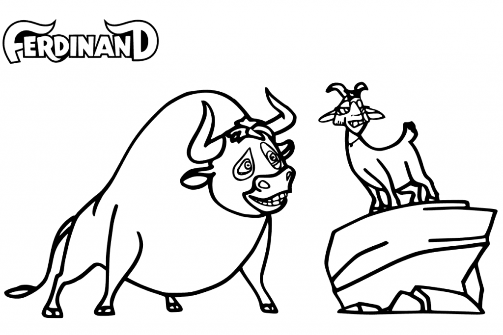Ferdinand Printable Coloring Pages