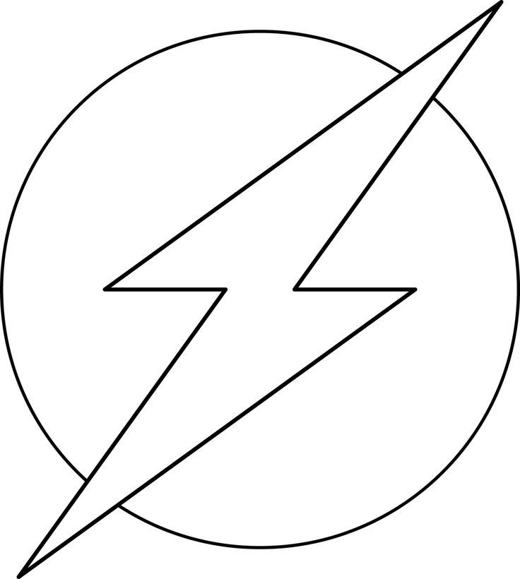 Flash Coloring Pages - symbol