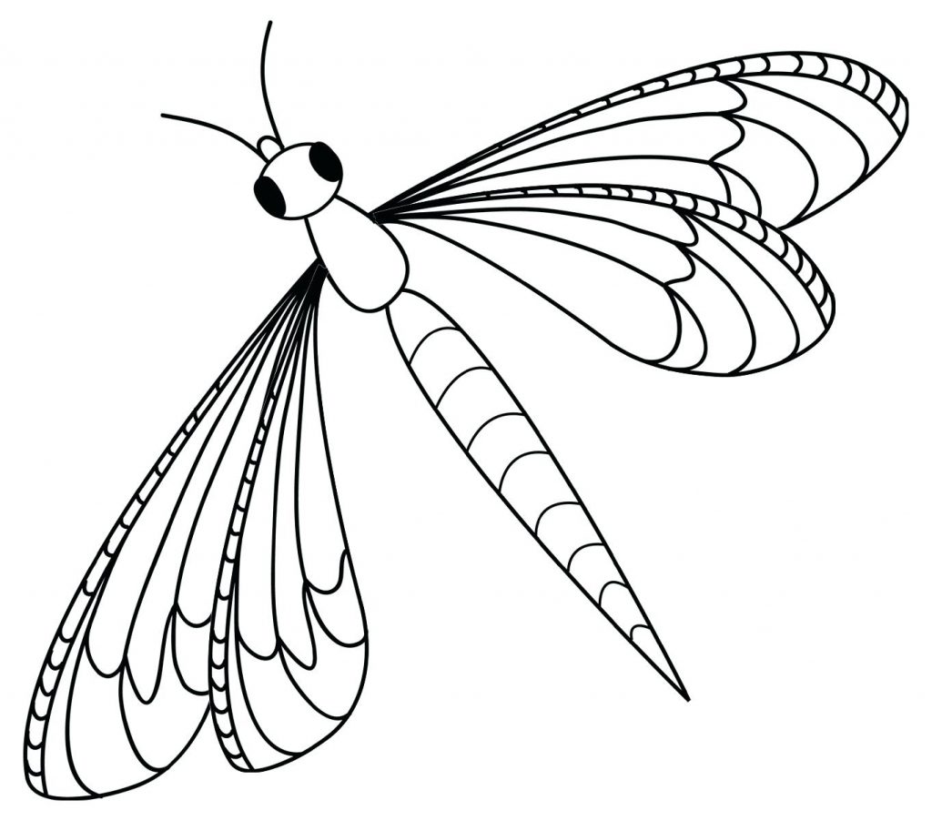 Flying Insect Coloring Pages