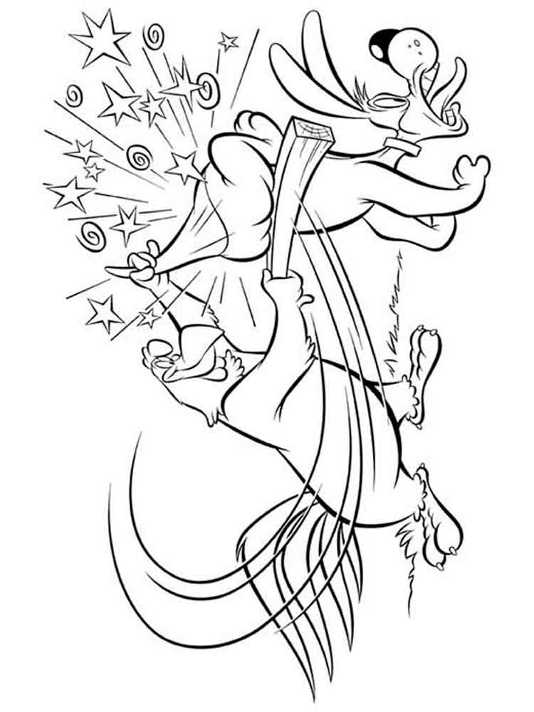 Foghorn Leghorn And Dog Coloring Page